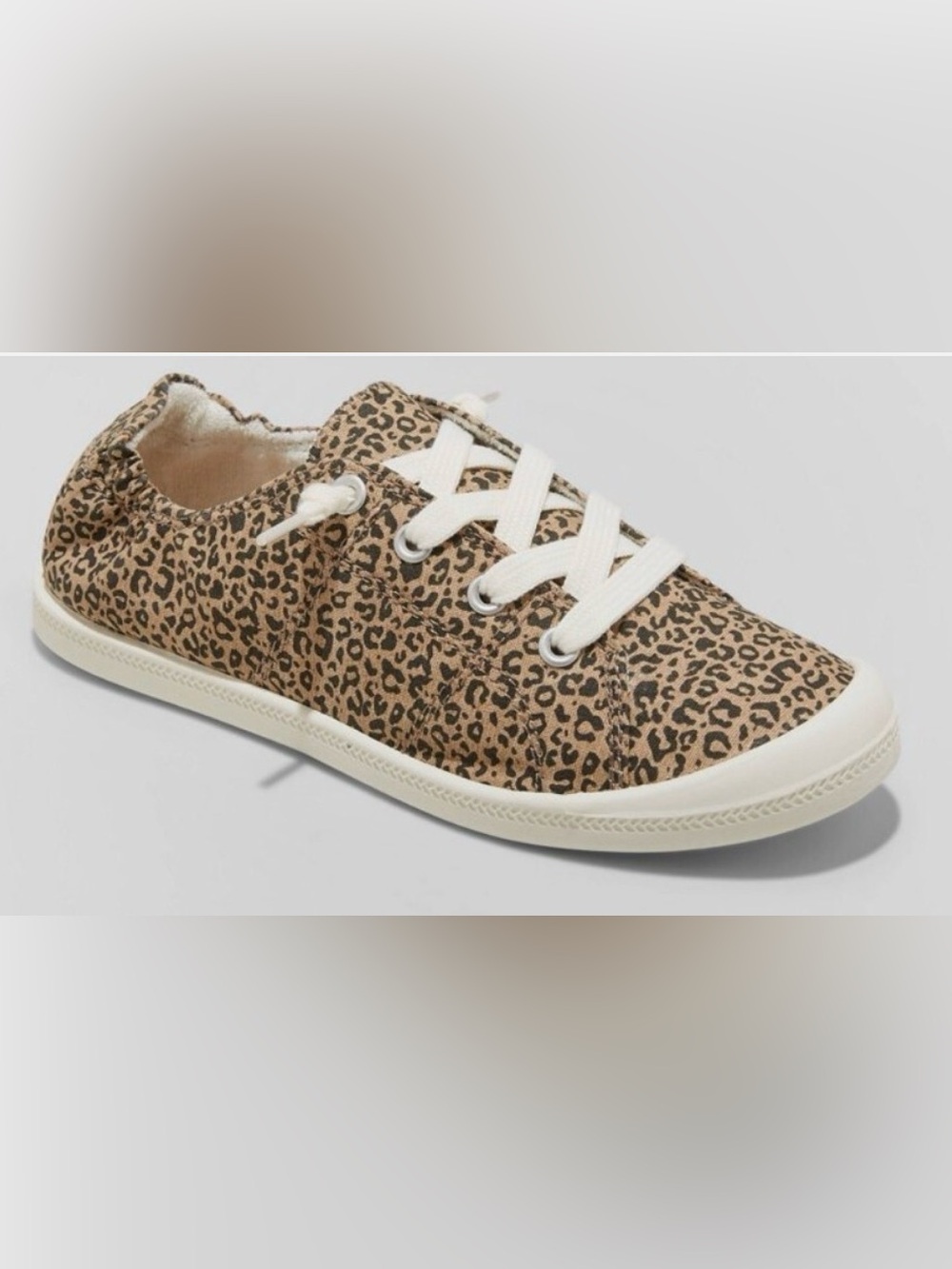 Mad Love Women's Leopard-Print Sneakers in Tan and Black